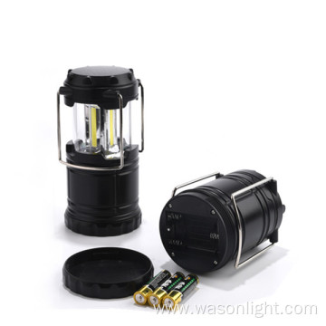 3*cob Magnetic Base Abs Plastic Strong Collapsible Portable Telescopic Light Outdoor Cob Camping Lantern